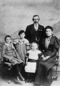 Frank, May, Emily and Parents, around 1900